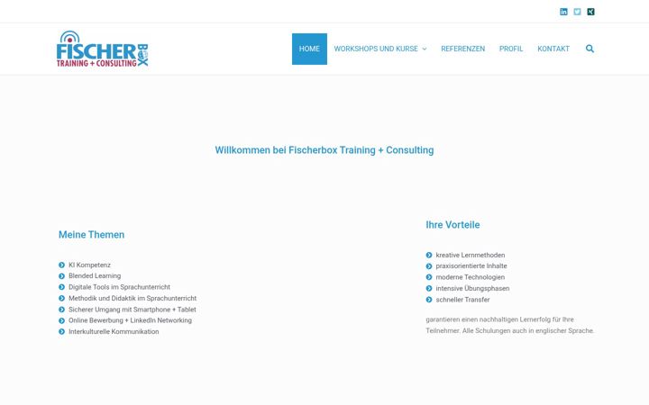 Screenshot of fischerbox-training.de