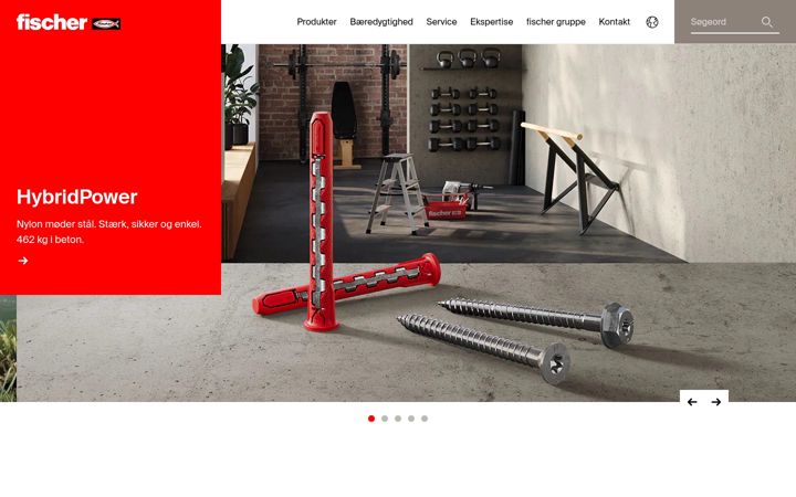 Screenshot of fischerdanmark.dk