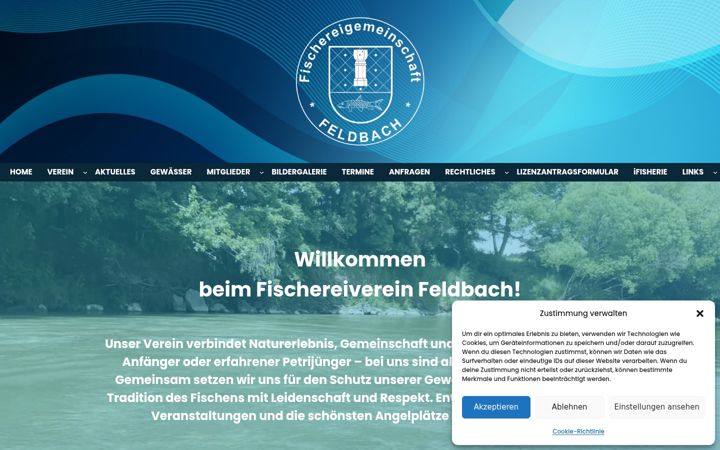 Screenshot of fischereiverein-feldbach.at