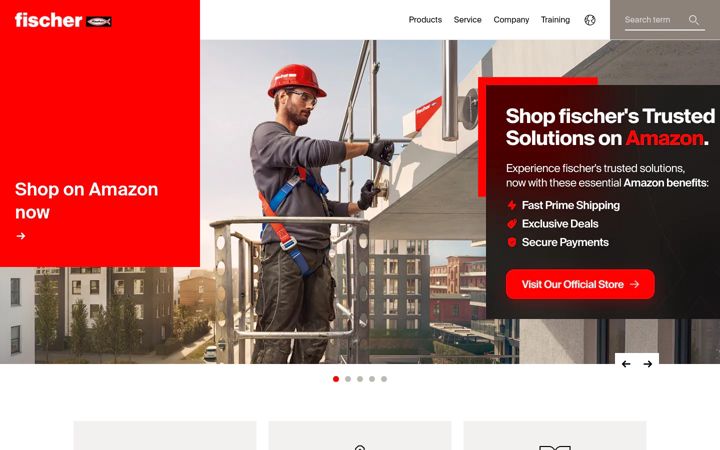 Screenshot of fischerfixingsusa.com