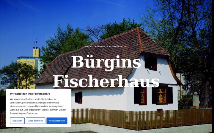 Screenshot of fischerhaus-kleinhueningen.ch