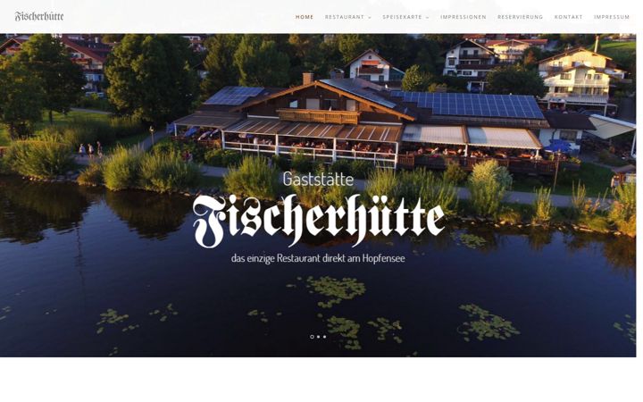 Screenshot of fischerhuette-hopfen.de