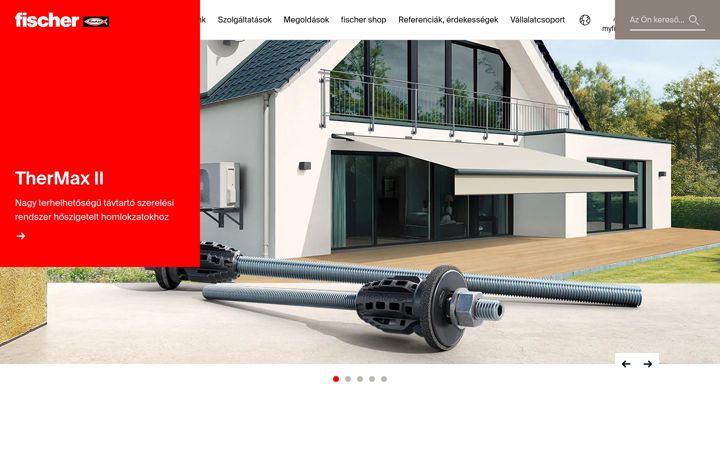 Screenshot of fischerhungary.hu