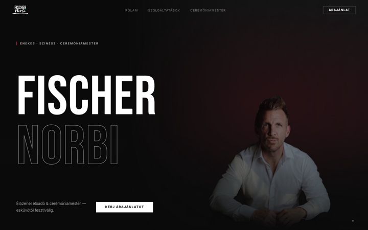 Screenshot of fischernorbi.hu