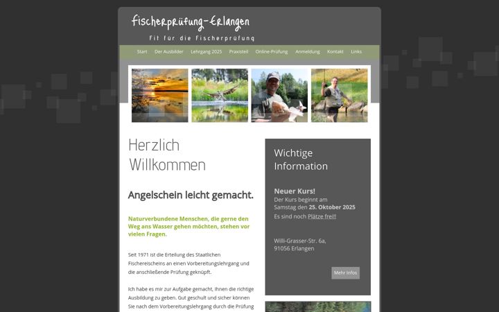 Screenshot of fischerpruefung-erlangen.de