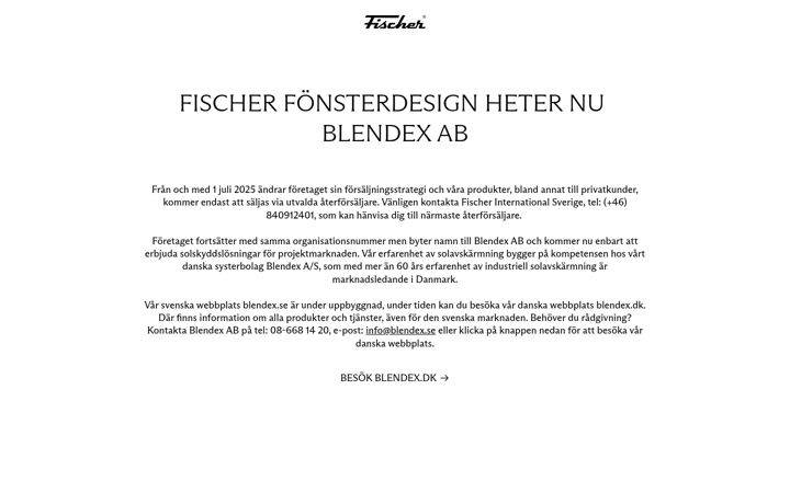Screenshot of fischersolskydd.se