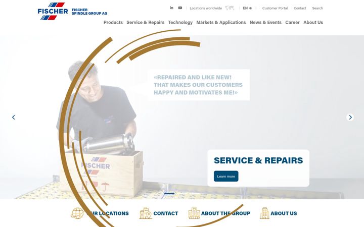 Screenshot of fischerspindle.com
