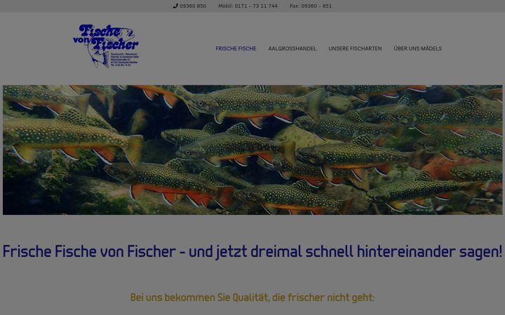 Screenshot of fischevonfischer.de