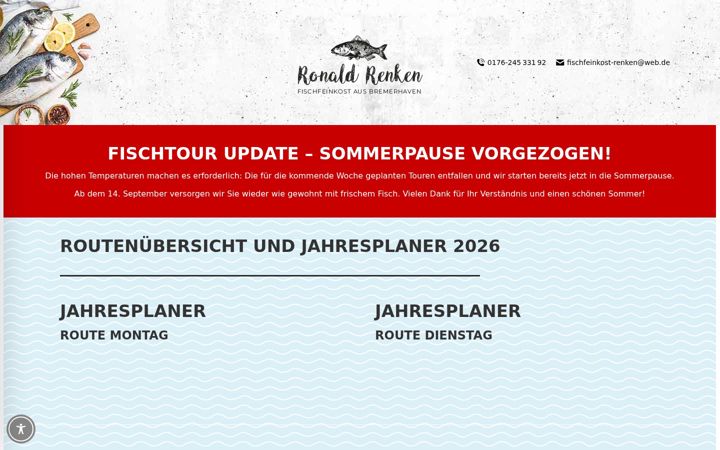 Screenshot of fischfeinkost-renken.de