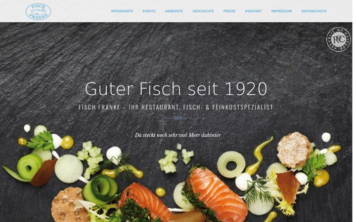 Screenshot of fischfranke.de