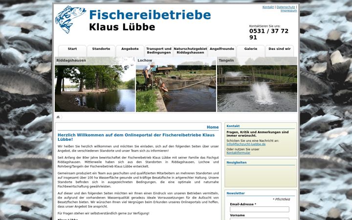 Screenshot of fischgut-luebbe.de