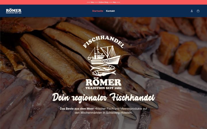 Screenshot di fischhandelroemer.de