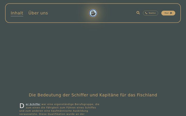 Screenshot of fischlaender-kapitaene.de