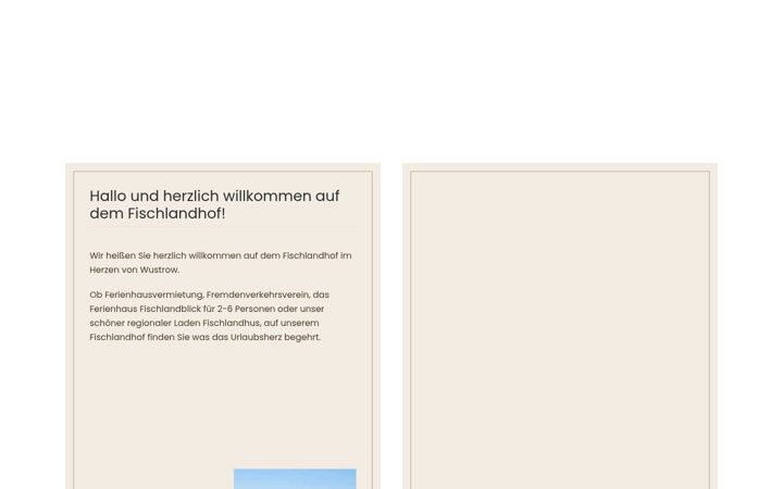 Screenshot of fischlandhof.de