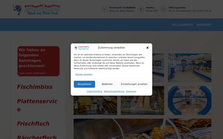 Zrzut ekranu fischmarkt-scheibner.de