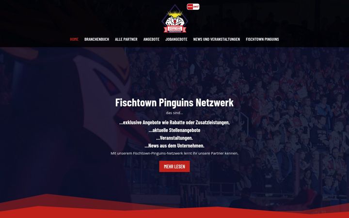 Zrzut ekranu fischtownpinguinsnetzwerk.de