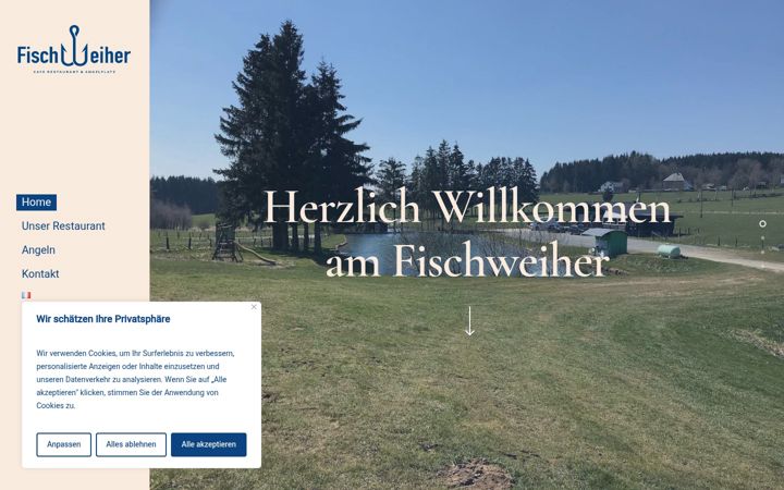 Screenshot of fischweiher.be