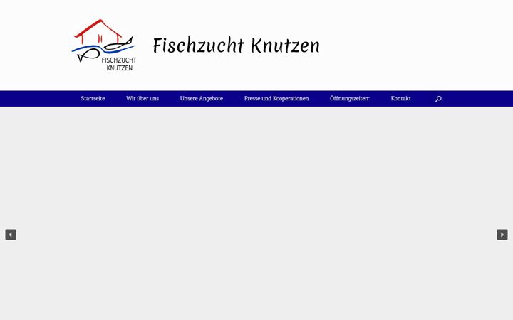 Zrzut ekranu fischzucht-knutzen.de
