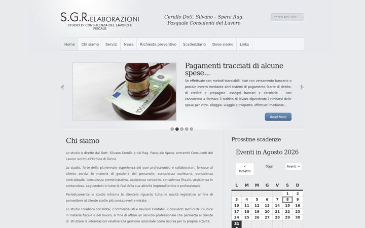 Screenshot di fisco-lavoro.it