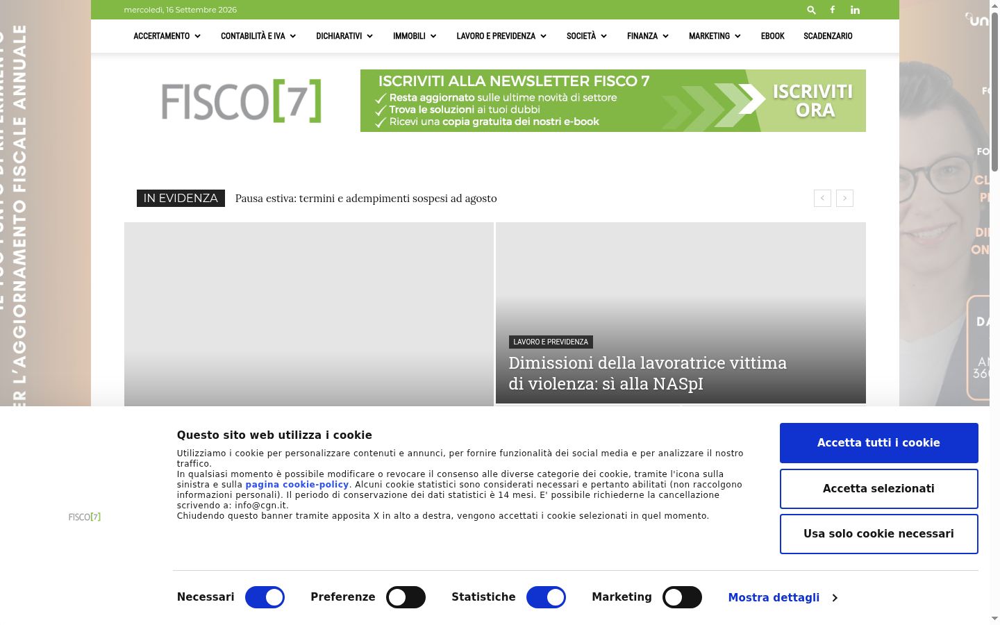 Screenshot tal-banner tal-kunsens muri qabel kwalunkwe interazzjoni
