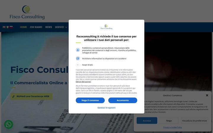 Screenshot of fiscoconsulting.it