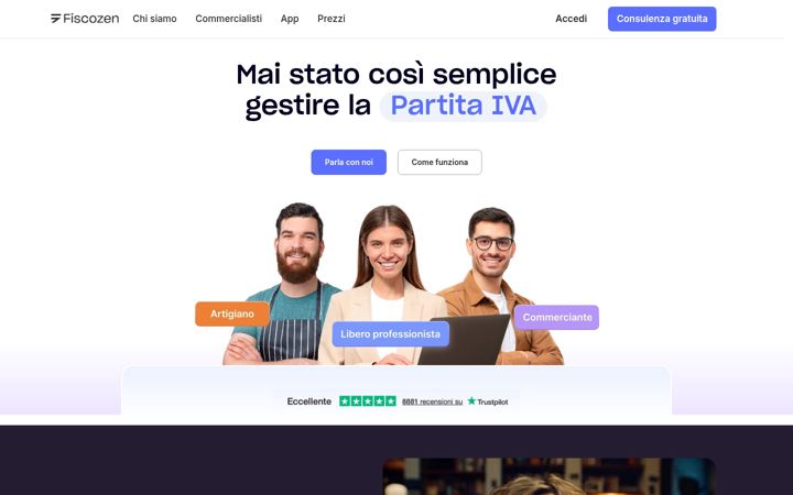 Screenshot of fiscozen.it