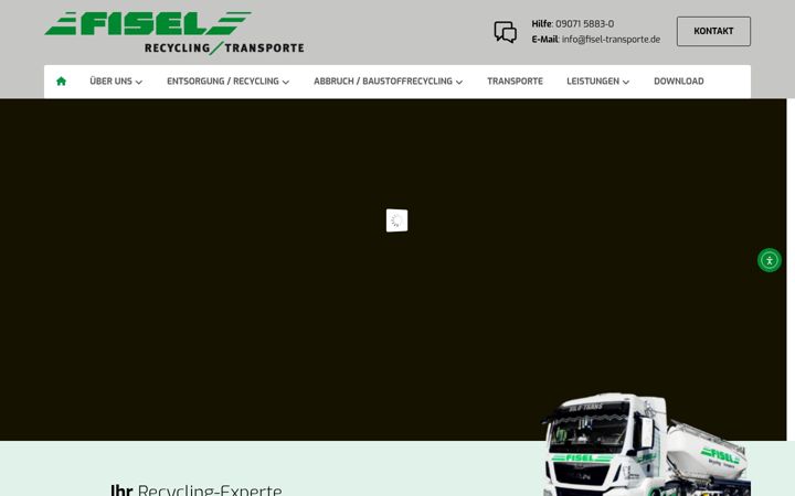 Screenshot of fisel-transporte.de