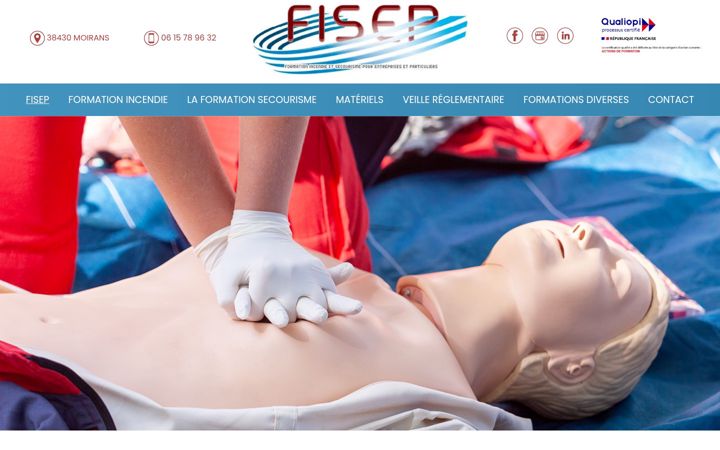 Screenshot of fisep.fr