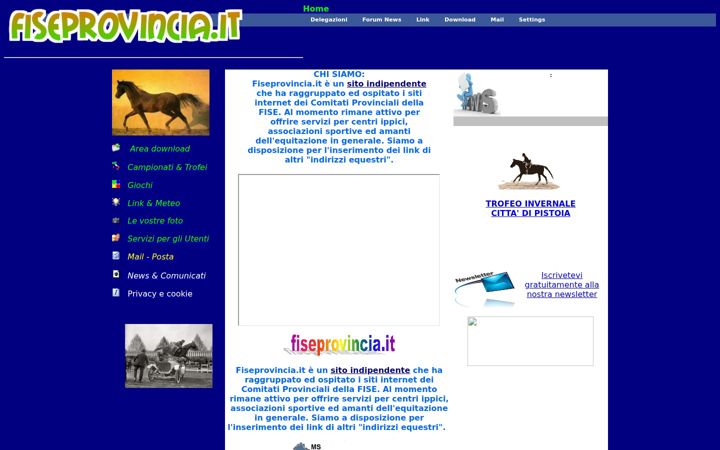 Screenshot of fiseprovincia.it