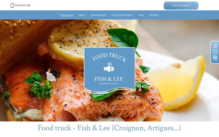 Screenshot of fish-and-lee.fr