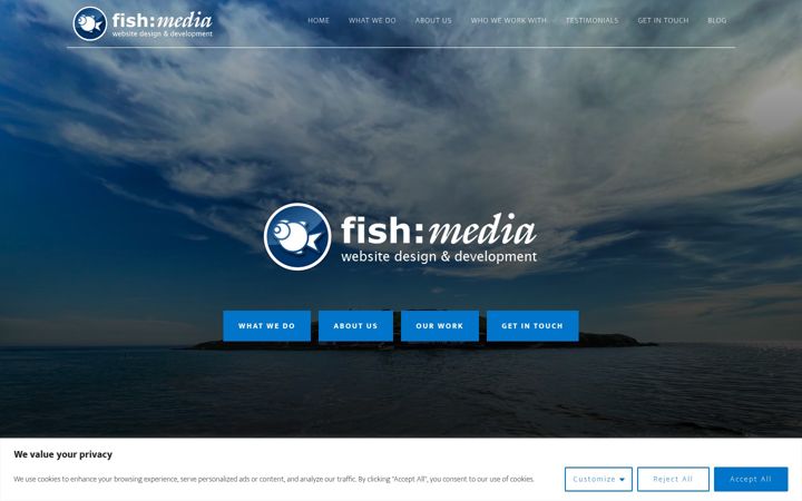 Screenshot of fish-media.net