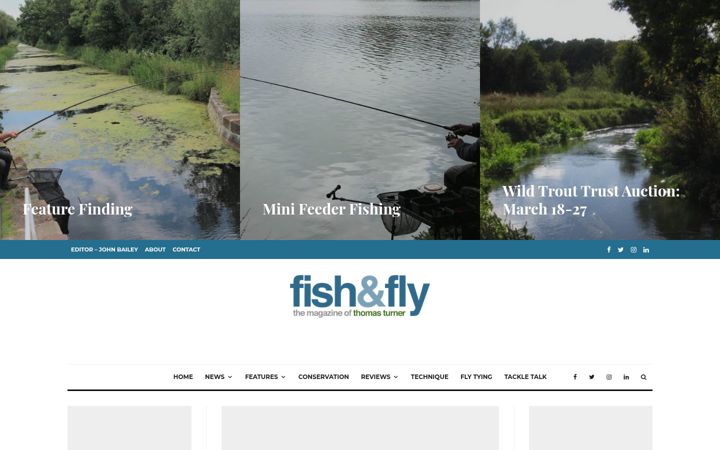 Screenshot of fishandfly.com