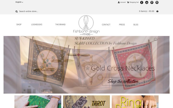 Screenshot of fishbonedesign.gr