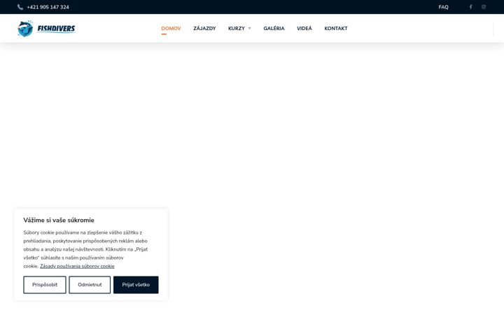 Screenshot of fishdivers.sk