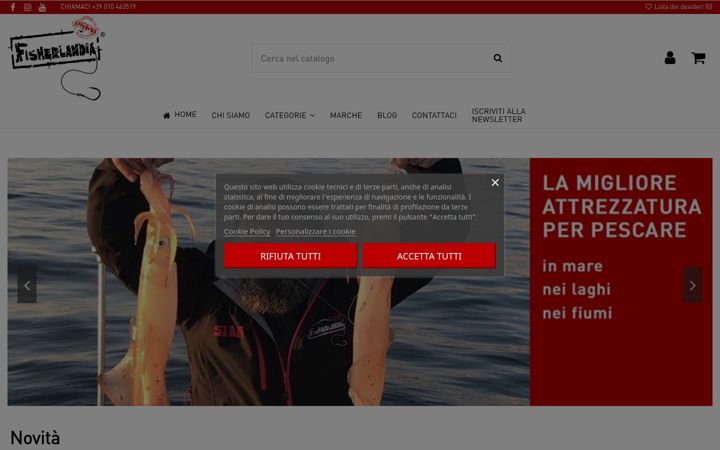 Screenshot of fisherlandia.it