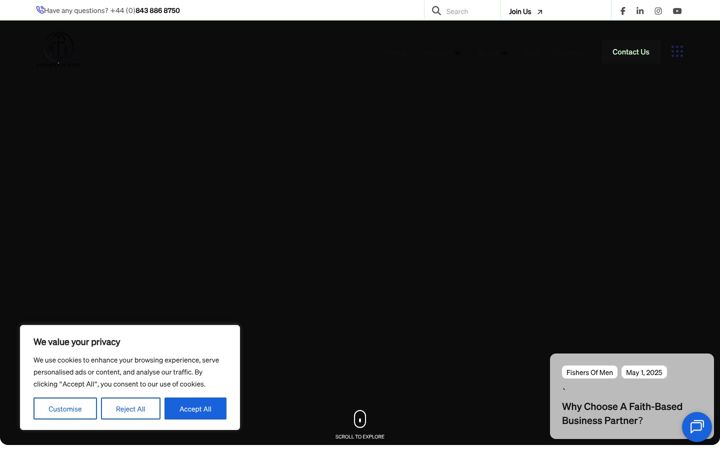 Screenshot of fishers-of-men.co.uk