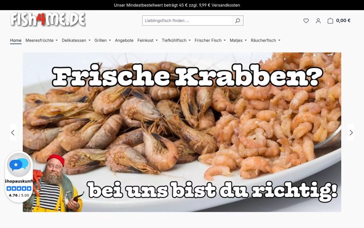 Screenshot of fishforme.de