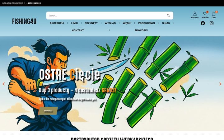 Screenshot of fishing4u.pl