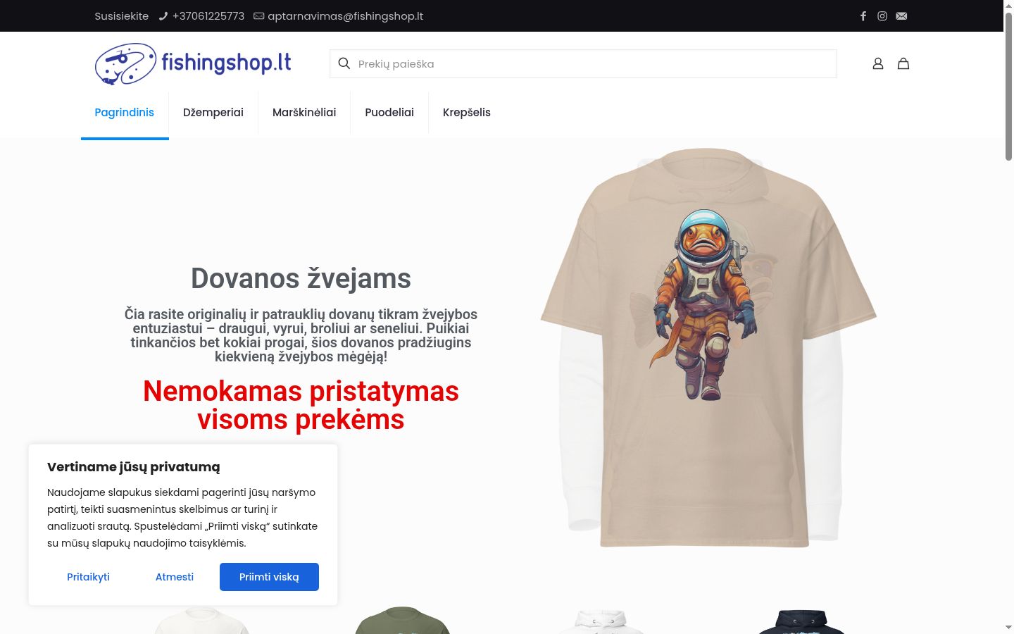 Screenshot des Einwilligungsbanners vor jeglicher Interaktion