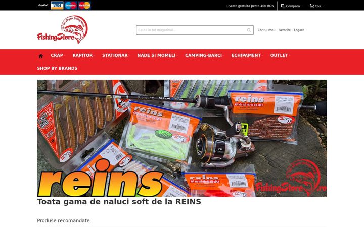 Screenshot of fishingstore.ro