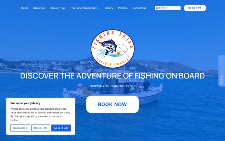 Screenshot of fishingtripskalives.gr