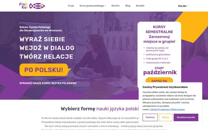 Screenshot of fishkoi.pl