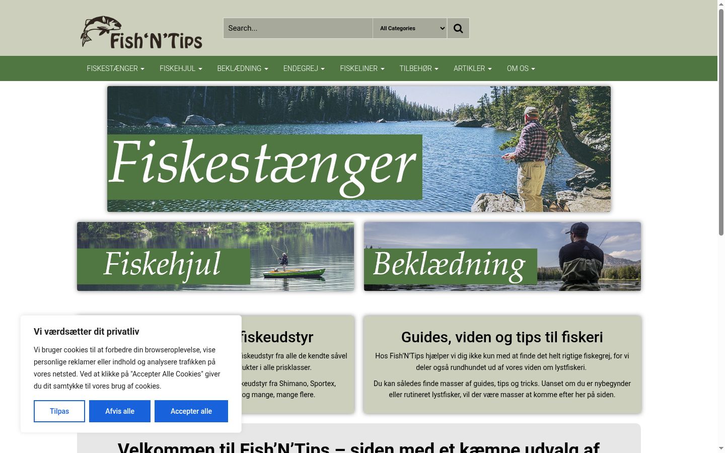 Ekrānuzņēmums ar piekrišanas baneri, kas tika rādīts pirms jebkādas mijiedarbības