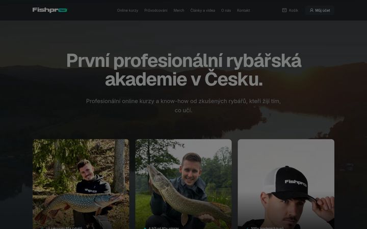 Screenshot of fishpro.cz