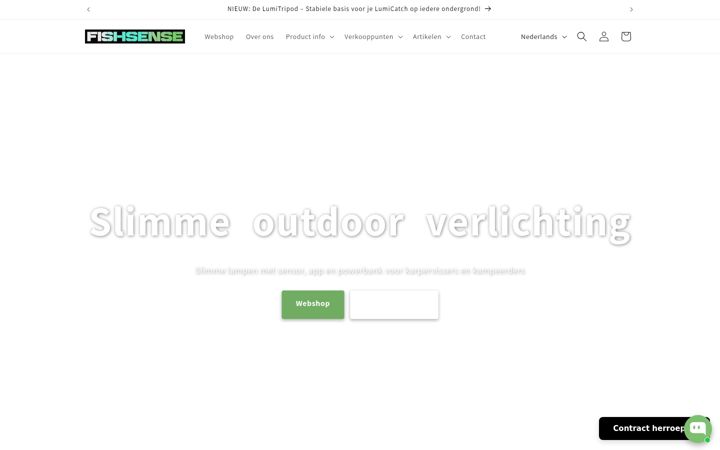 Screenshot of fishsense.nl