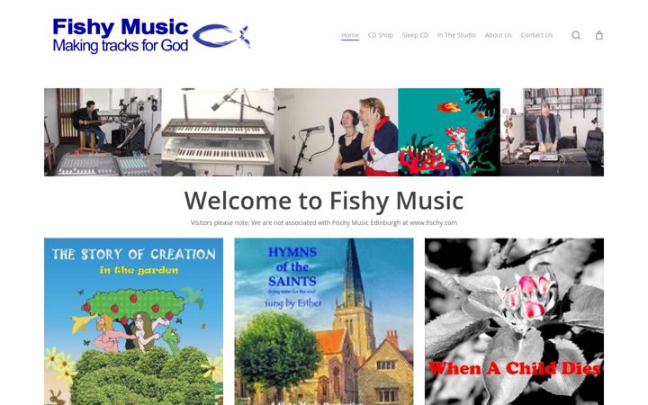 Capture d'écran de fishymusic.co.uk