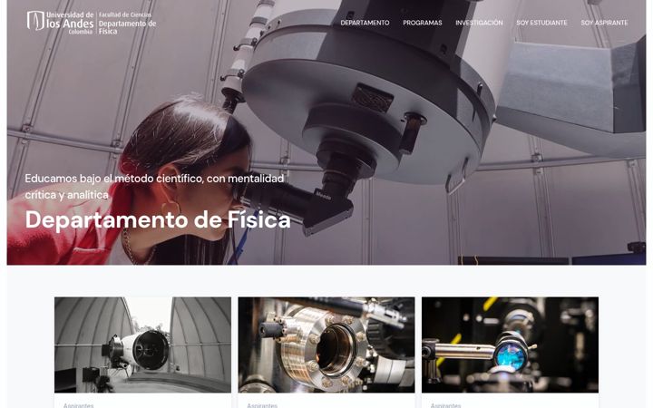 Capture d'écran de fisica.uniandes.edu.co