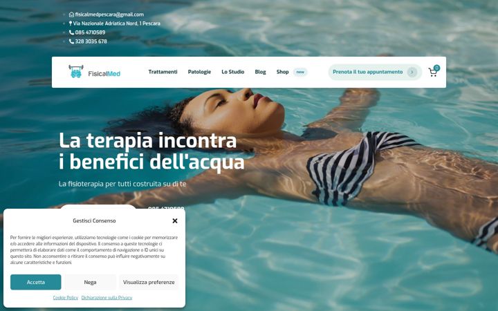 Screenshot of fisicalmed.com