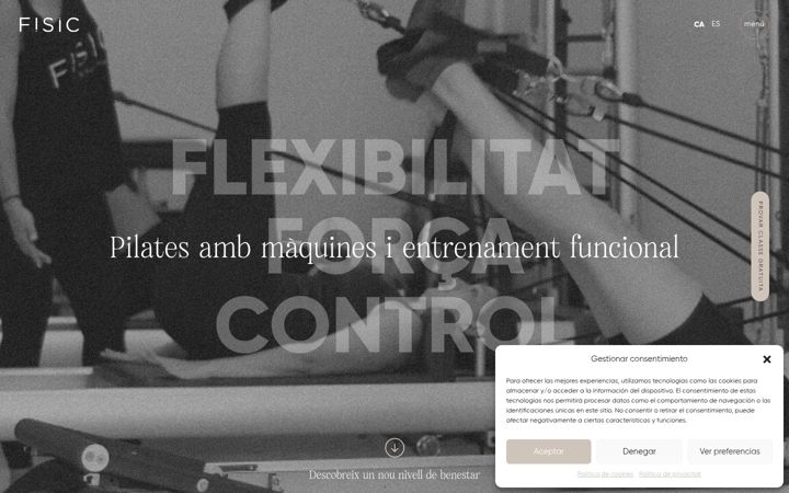 Screenshot of fisicpilates.com