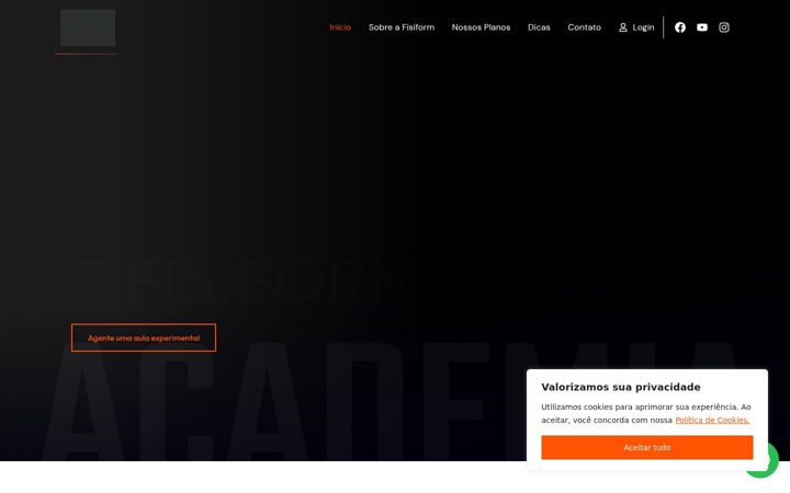 Screenshot ta' fisiform.com.br